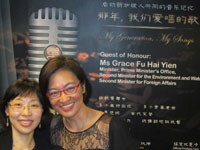 Newly promoted Platinum Director Christine Wong with Siu Ling