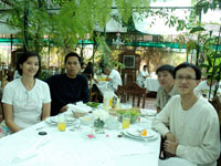 Organic lunch at Sonya's Secret Garden