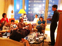 Joey giving Celergen talk at the Ascott Residence Jakarta
