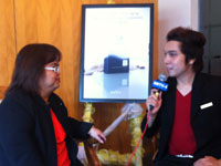 Theingi interviewed by MRTV-4