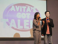 Josephine and Alvin co-hosting